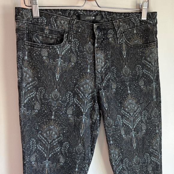Joe's Jeans Denim - Joe’s Jeans Black Women's Size 30 "Black Baroque" Print The Skinny